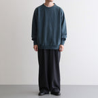 FADE COLOR JUMBERCA URAKE CREW NECK #FADE NAVY [BN-25FM-033]