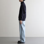 ORGANIC COTTON BLEND HEAVY WEIGHT FLEECE BZ #NAVY [16542 25342]