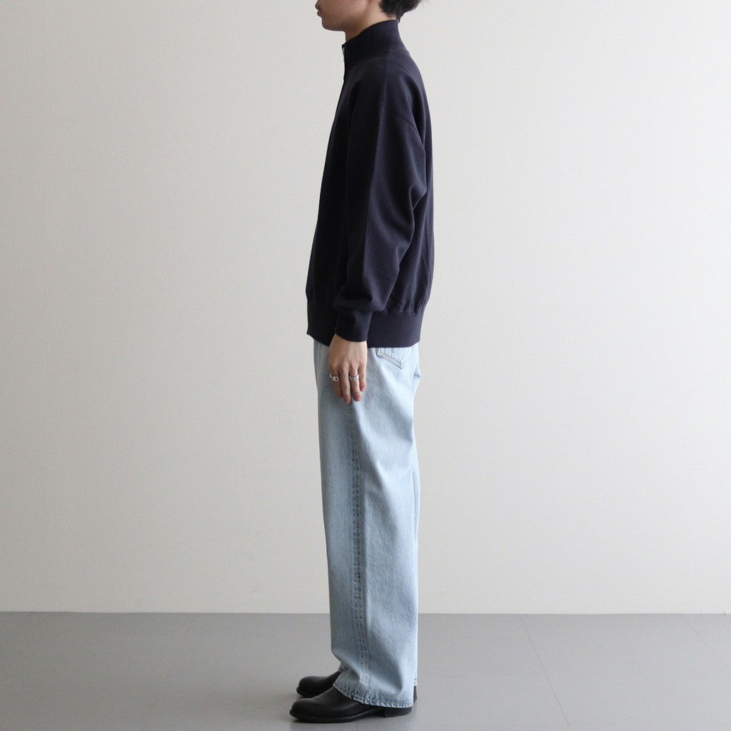 ORGANIC COTTON BLEND HEAVY WEIGHT FLEECE BZ #NAVY [16542 25342]