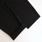 COCOON WIDE EASY PANTS #CHAMBRAY BLACK [M25A12PT01C]