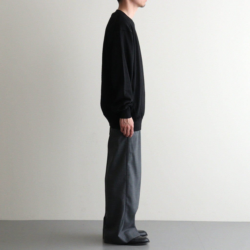 CHOMA CREW NECK #BLACK [BN-26SM-058]
