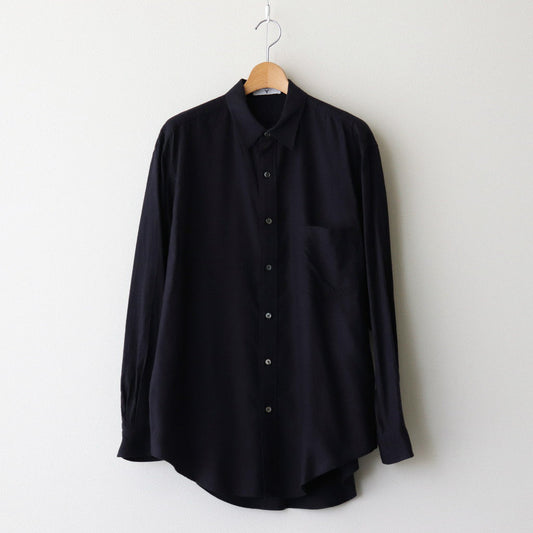 ORGANIC COTTON / TENCEL BRUSHED TWILL SH #NAVY [16542 50368]