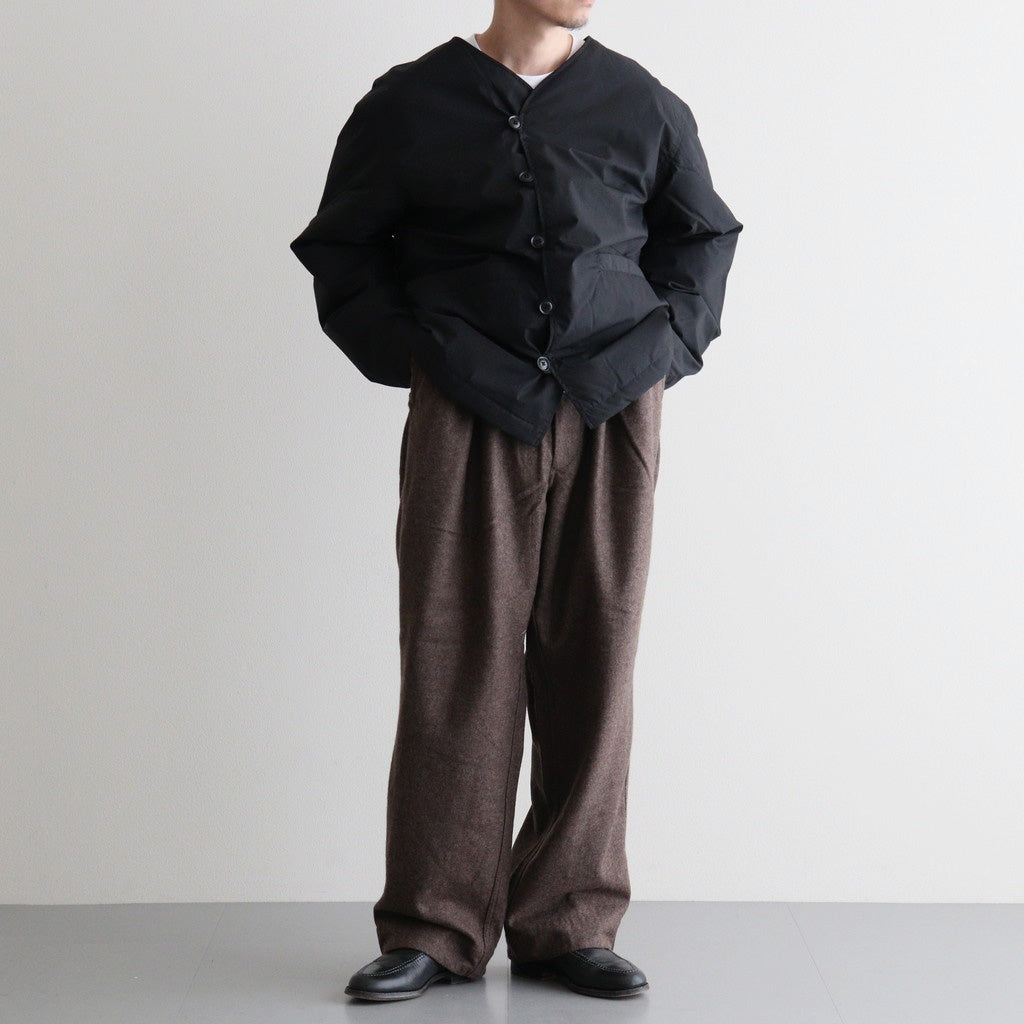 Wool Nylon Melton Pants #Brown [S26FC053]