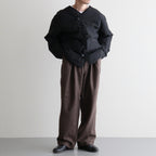 Wool Nylon Melton Pants #Brown [S26FC053]
