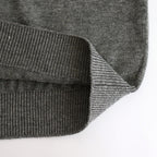 WASHED HIGH COUNT LINEN POLO #GRAY [BN-25SM-023]