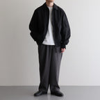 COCOON WIDE EASY PANTS #M.GRAY [M25A12PT01C]