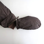 HIGH-COUNT SILK MITTEN PUFF JACKET #WHISKY [252OJ-JK13]