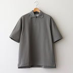 ONE BUTTON POLO S/S TEE #GRAY [M25A15CS02B]