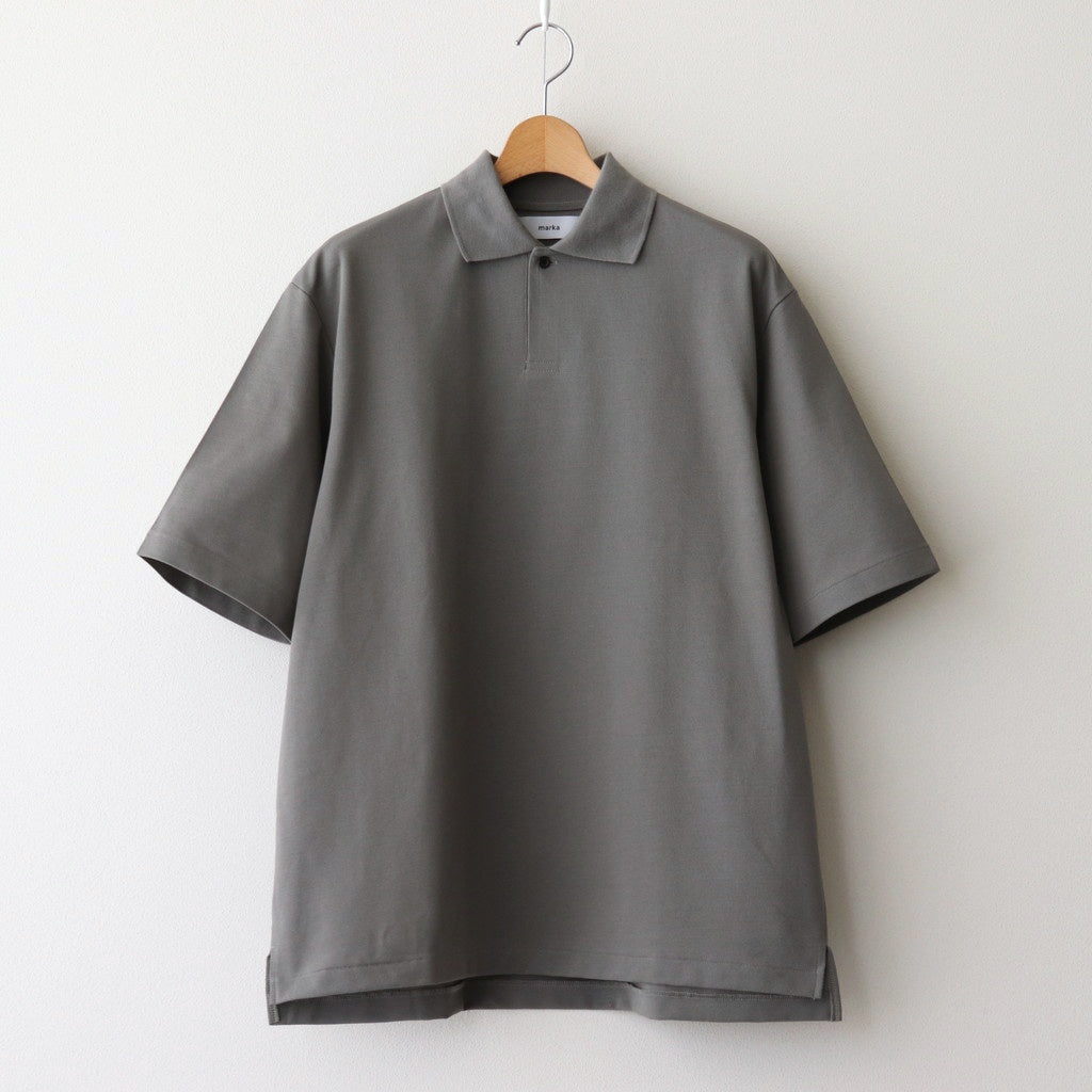 ONE BUTTON POLO S/S TEE #GRAY [M25A15CS02B]