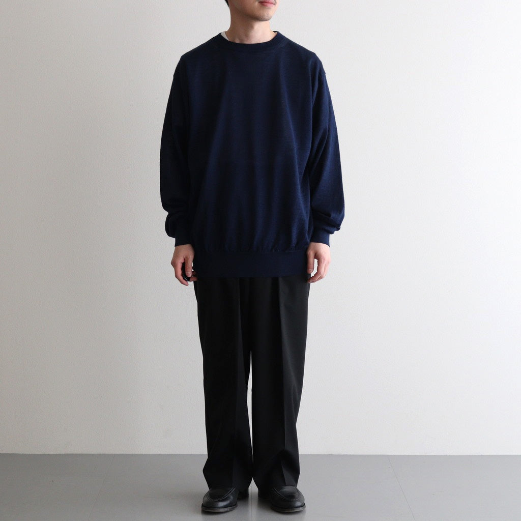 CHOMA CREW NECK #DARK BLUE [BN-25SM-058]