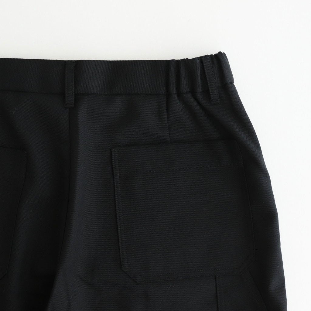 WIDE CARPENTER PANTS II #BLACK [A25C06PT03C]