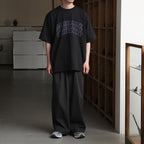 RAREGROOVE Print Tee WIDE #InkBlack×Black-PT [bROOTS25S34S26B]