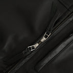 HIGH NECK BLOUSON #BLACK [SH-68-C-SHEEP-4]