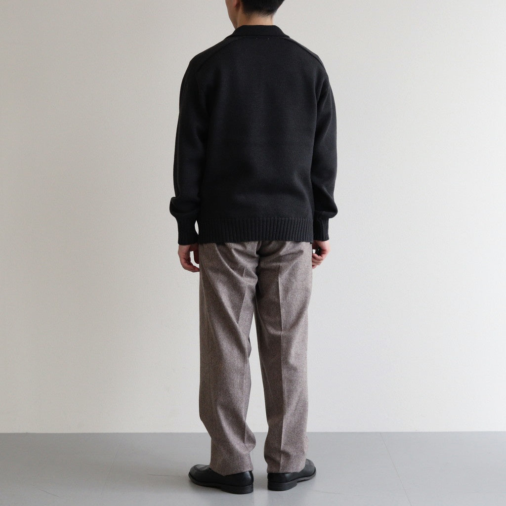 KNIT POLO #GRAPHITE [PMAS-KN04]