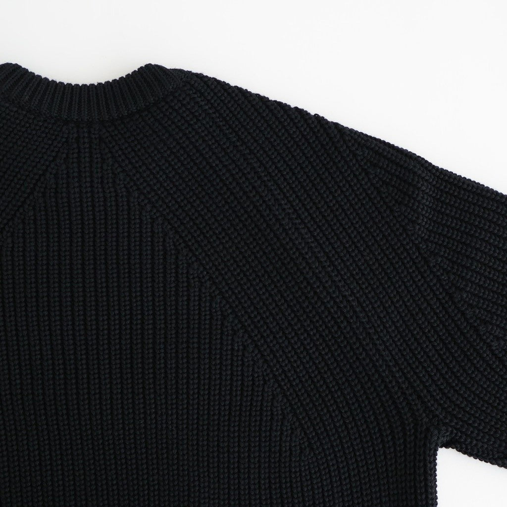 SIGNATURE CREW NECK #BLACK [BN-26FM-047]