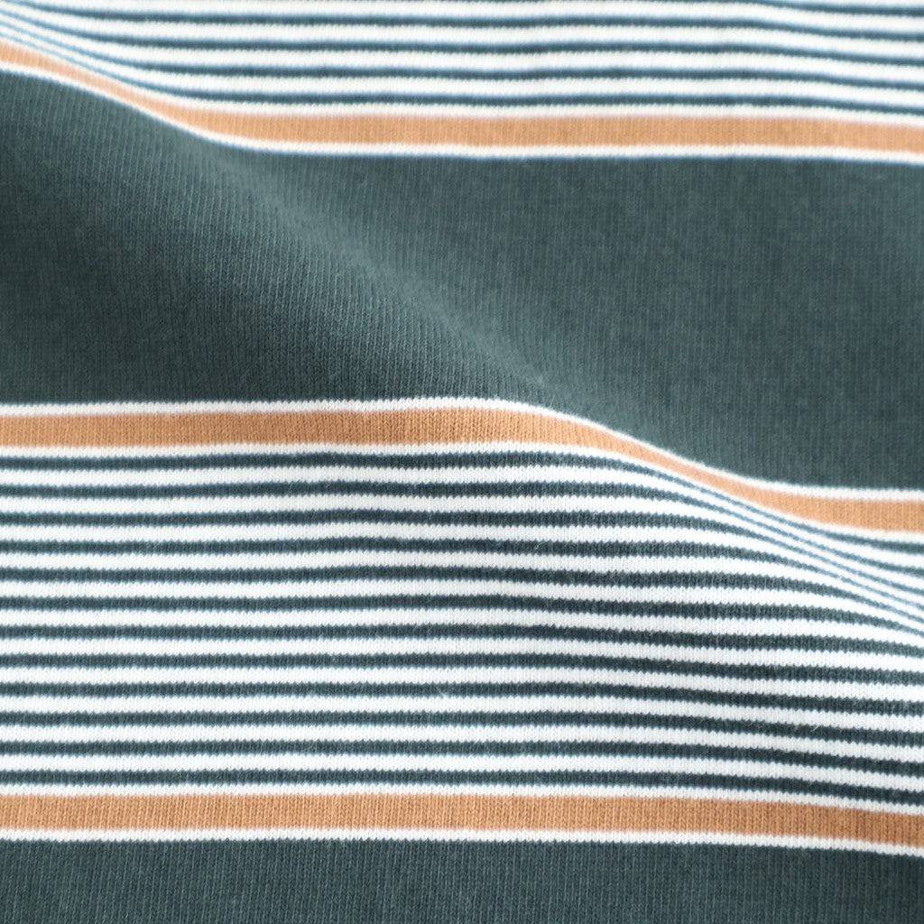 BORDER SS TOP #FOREST x S,BROWN [PMAV-CS04]