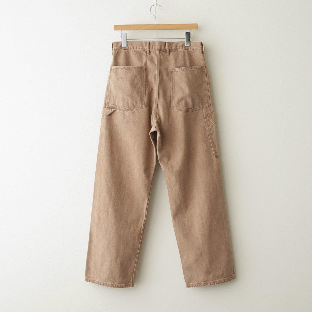 DENIM PAINTER TROUSERS #BROWN(PAINTED) [PMAV-PT10]