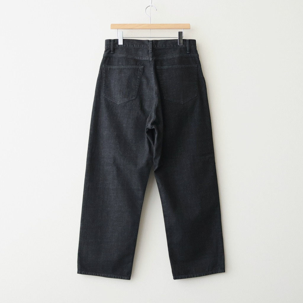 Ni Organic Cotton Denim 5Poket #Black [NEP-SS2607]