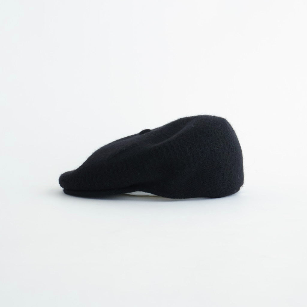 ANGORA WOOL HUNTHING CAP - GENTLEMAN #BLACK [X01007]