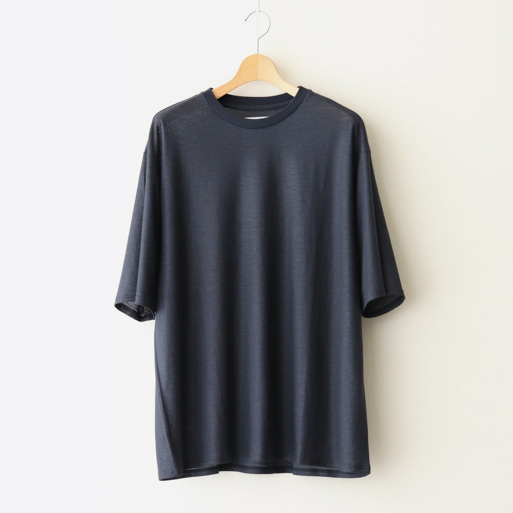 CREW NECK TEE #NAVY [M25B02CS01B]