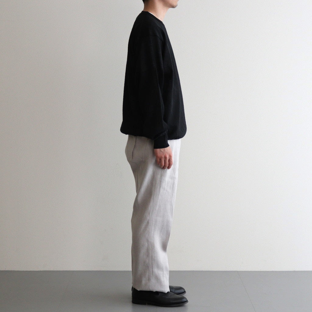 SIDE BUCKLE GURKHA TROUSER #PEWTER [251OJ-PT09]