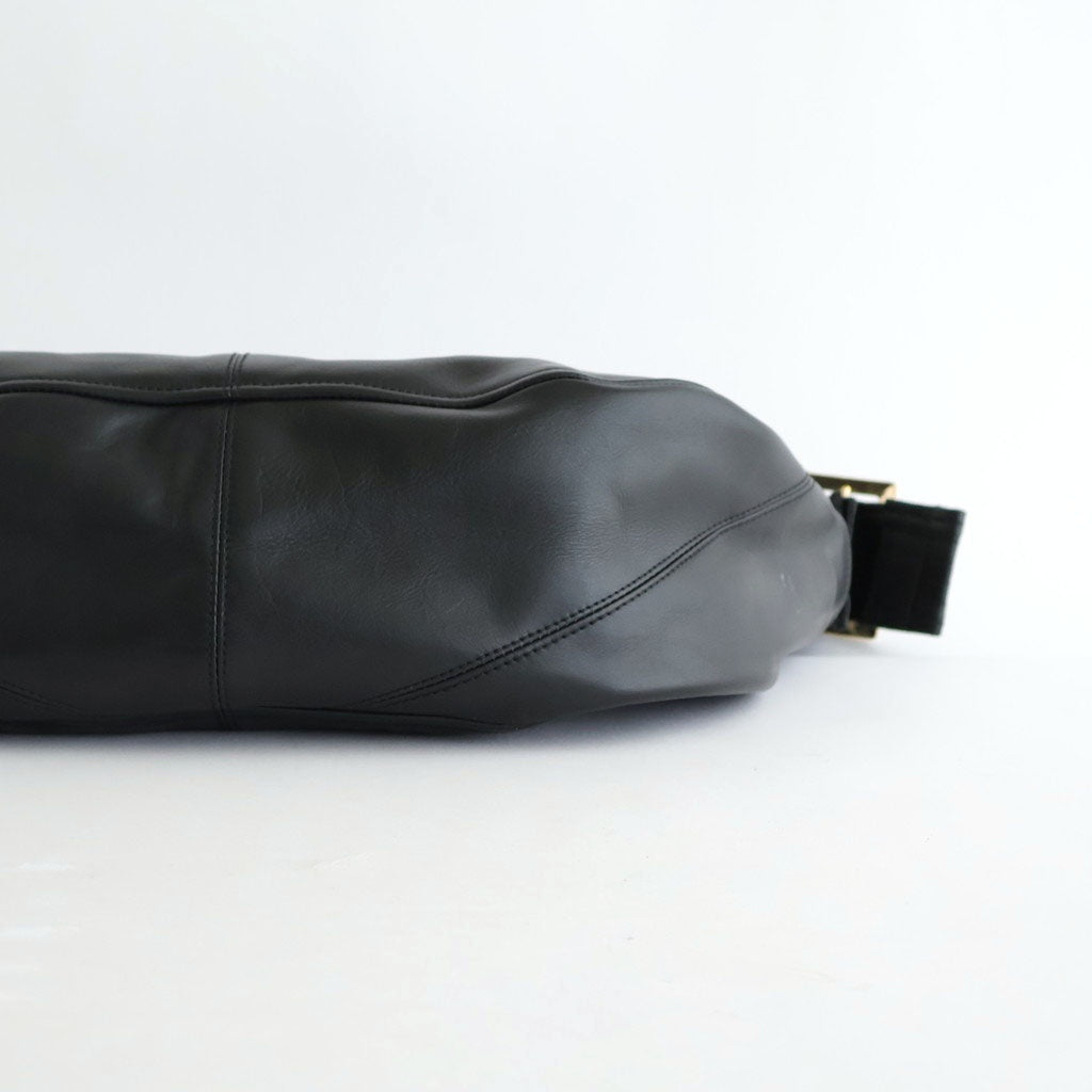 NEW NEWSPAPER BAG M #BLACK [BG-41-C-COW-5] - Diffusion 三重県