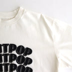 BRITPOP Print Tee WIDE #White×Black-PT [bROOTS25S34A]