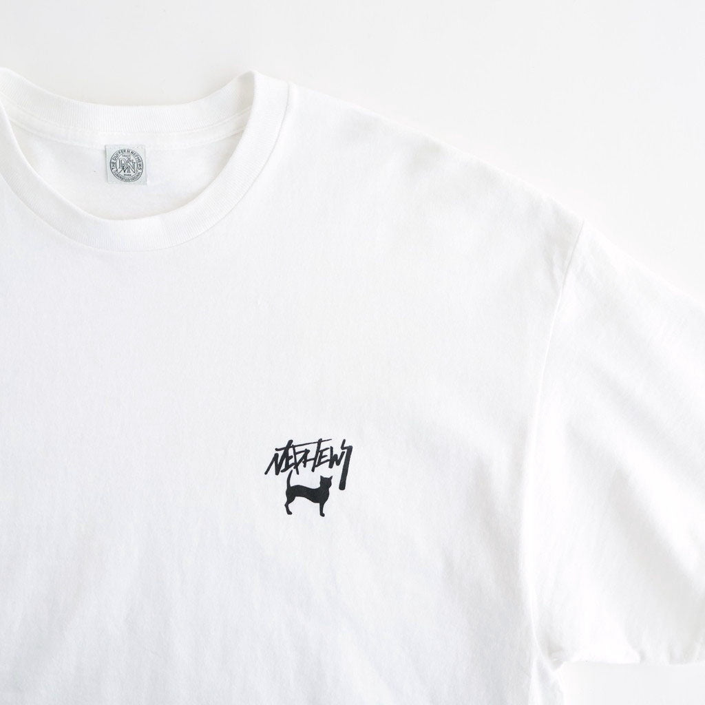 DN CAT SHORT SLEEVE T-SHIRT #WHITE [DNS26T06]