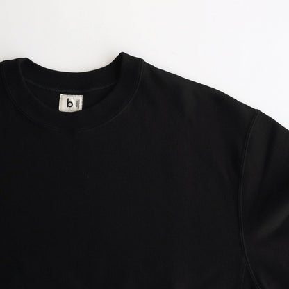 Soft&amp;Hard Sweat Crew-Neck P/O #Black [bROOTS24F21]