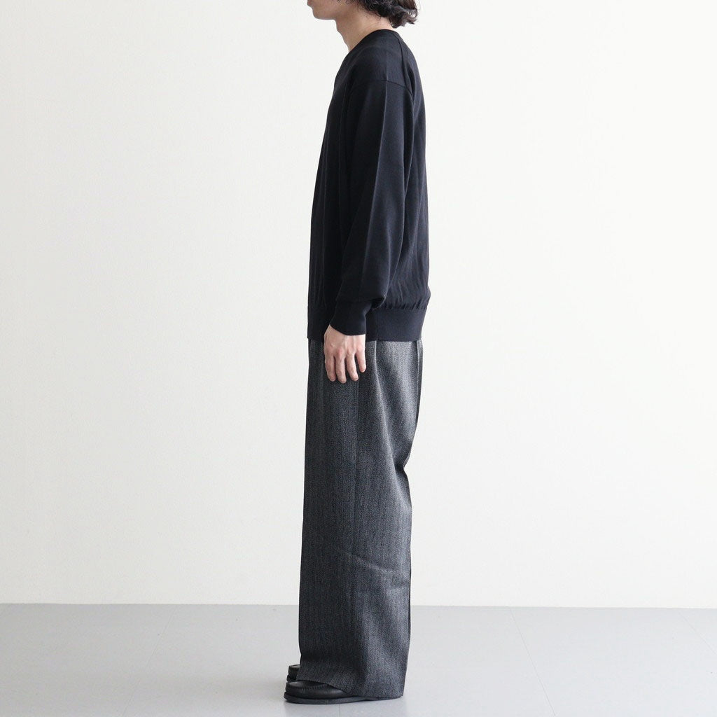 BABY WOOL V NECK #BLACK [BN-26FM-041]