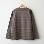 STRIPE BASQUE SHIRTS #NUTMEG [261OJ-CT18]