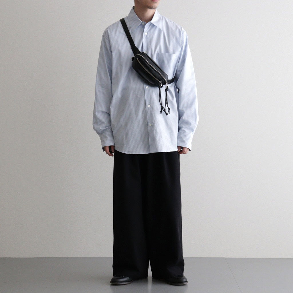 BELT WAIST BAG #BLACK [BG-44-C-COW-5]