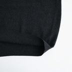 SUNSHINE CASHMERE POLO #HEATHER BLACK [BN-26FM-059]