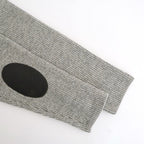 BLENDED KEMPI WOOL RAPEL CARDY #PEWTER [252OJ-KN03]