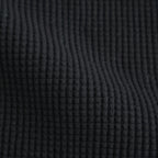 HEAVY WAFFLE TOP #INK BLACK [PMAU-CL01]