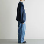 Suvin Wool Basque Shirt #MIX NAVY [NEP-AW2623]