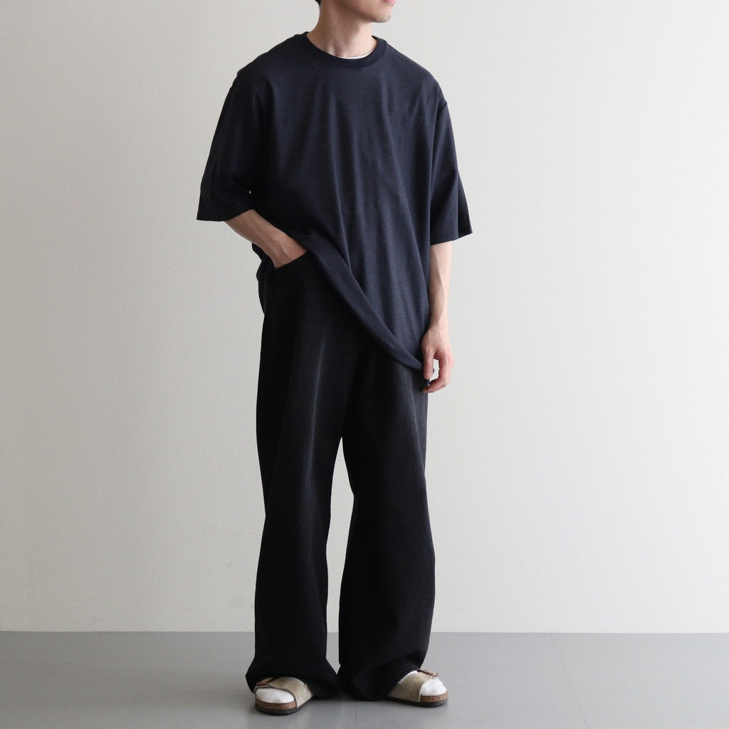 CREW NECK TEE #NAVY [M25B02CS01B]