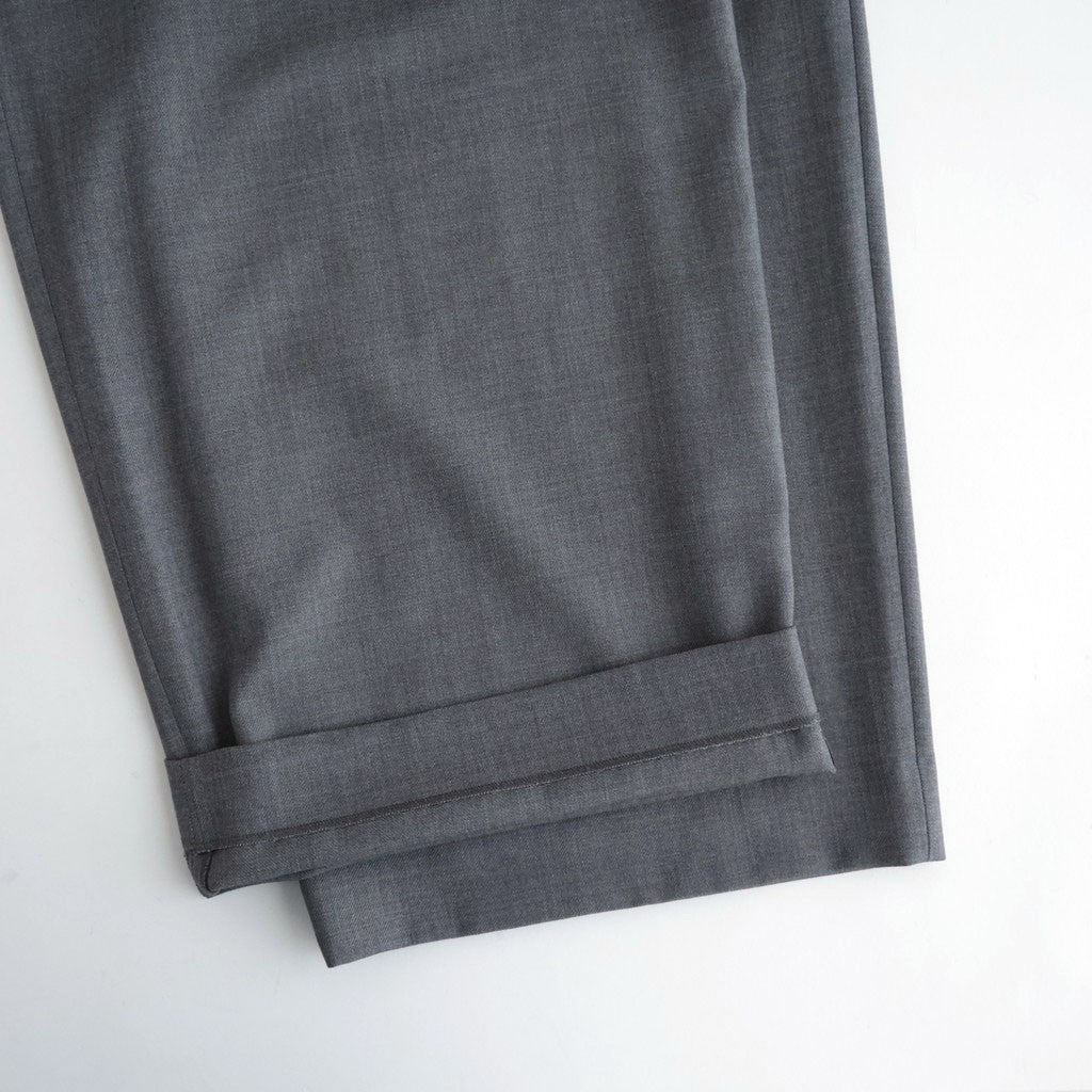 DOUBLE PLEATED BUGGY TROUSERS #GRAY [M26C06PT01C]
