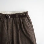 Wool Nylon Melton Pants #Brown [S26FC053]