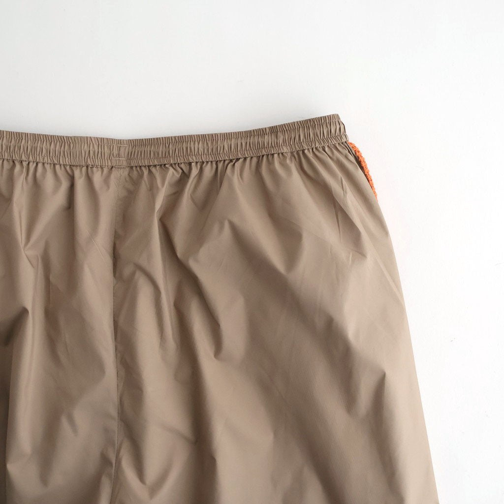 TRACK PANTS NYLON #BEIGE [DNSPC003]