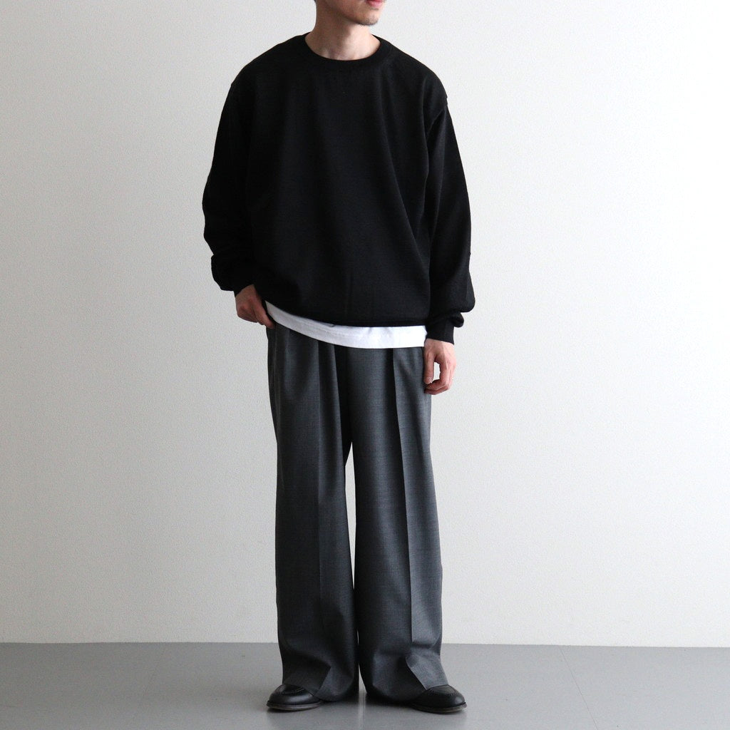 CHOMA CREW NECK #BLACK [BN-26SM-058]