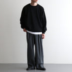 CHOMA CREW NECK #BLACK [BN-26SM-058]