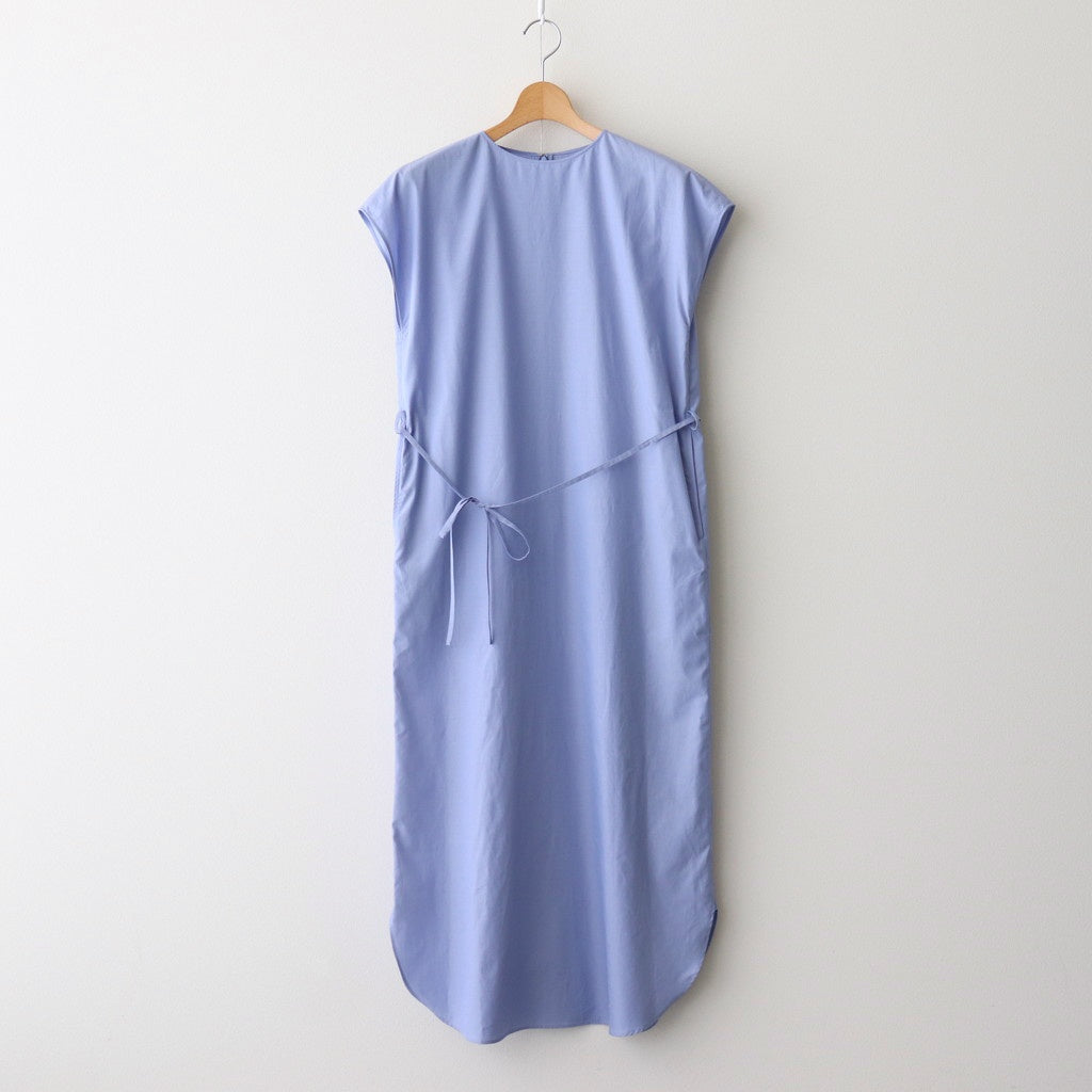 Chambray Sleeveless Dress #Saxe [BHSW25S10]