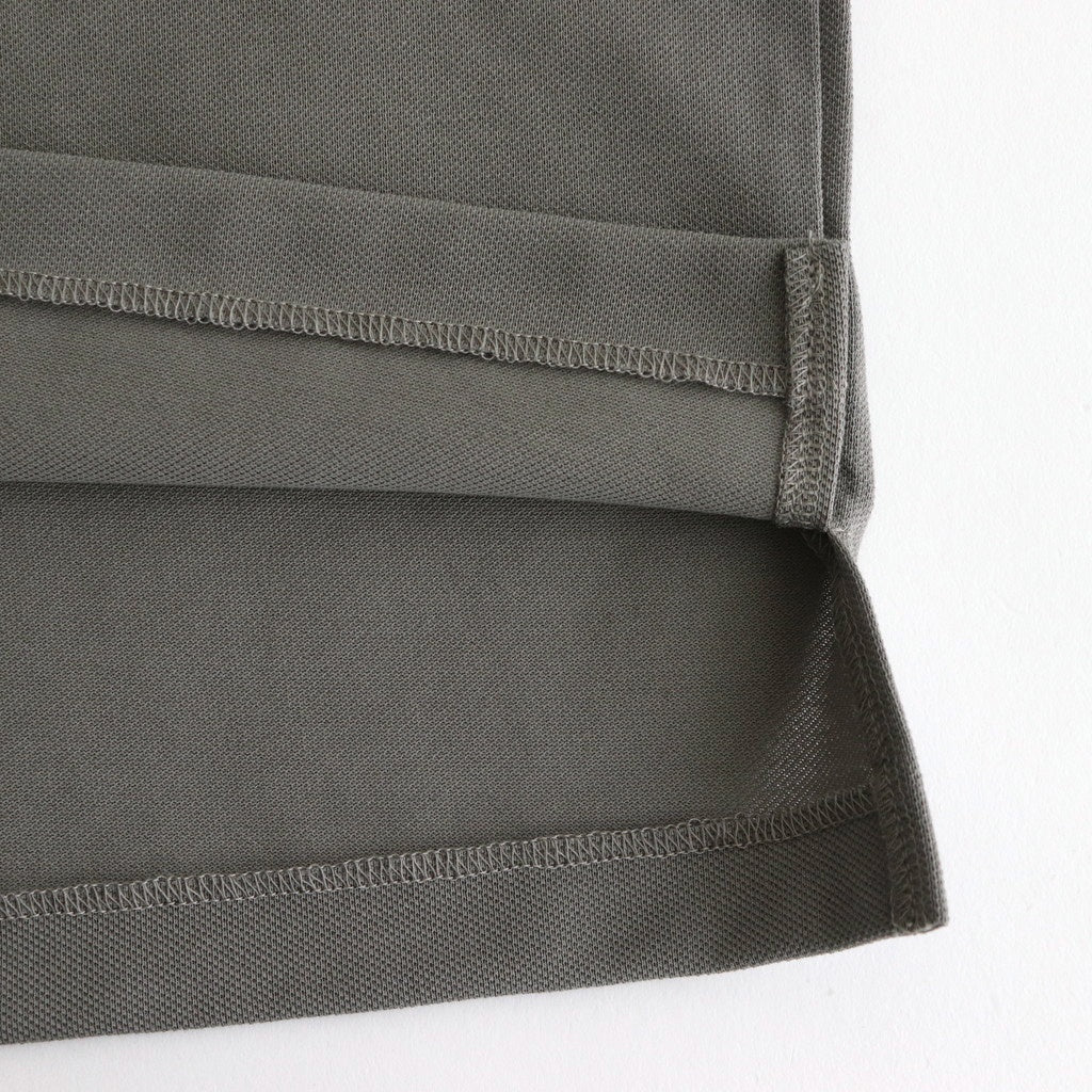 ONE BUTTON POLO S/S TEE #GRAY [M25A15CS02B]