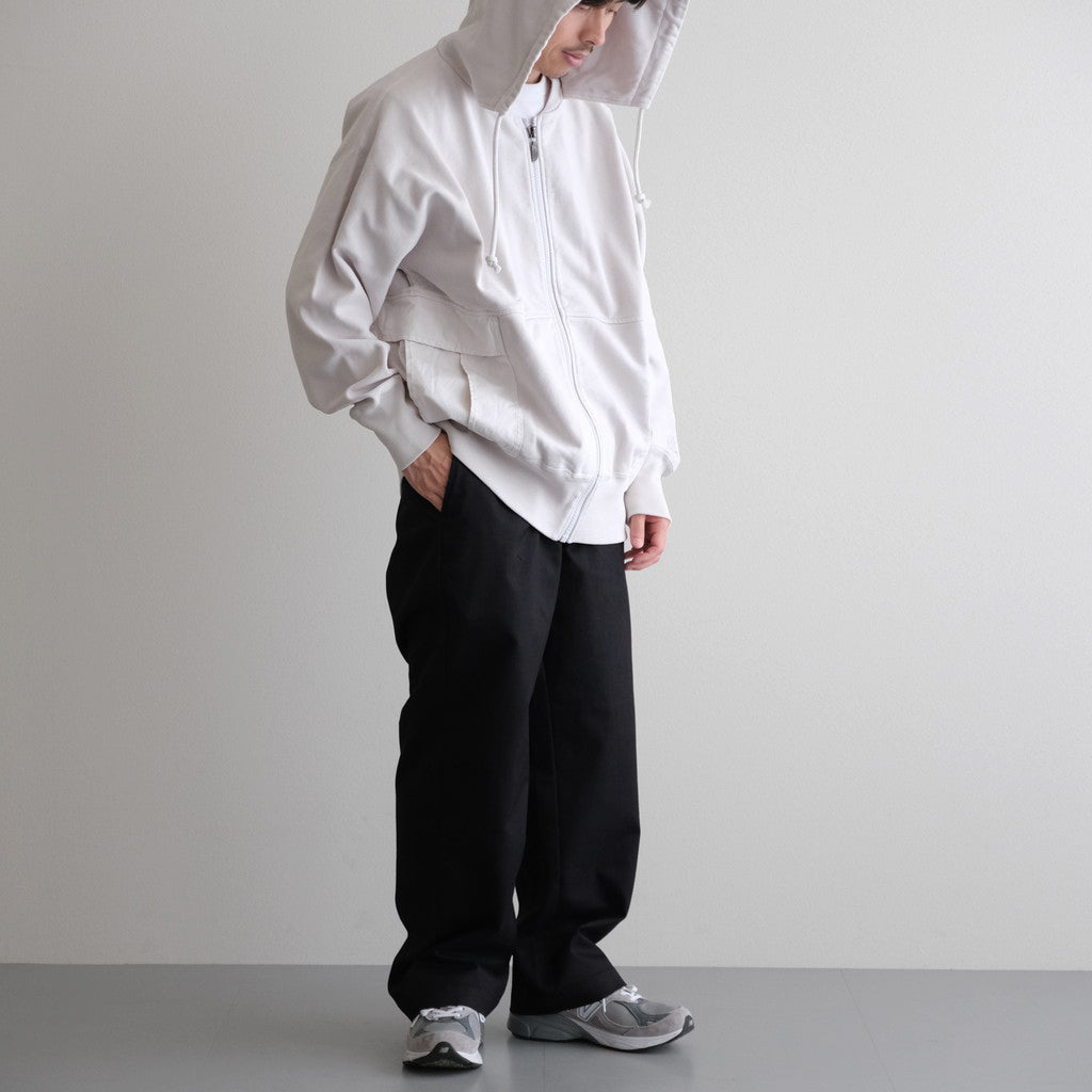 11oz Zip Up Hoodie #Stone [N25FH046] – Diffusion