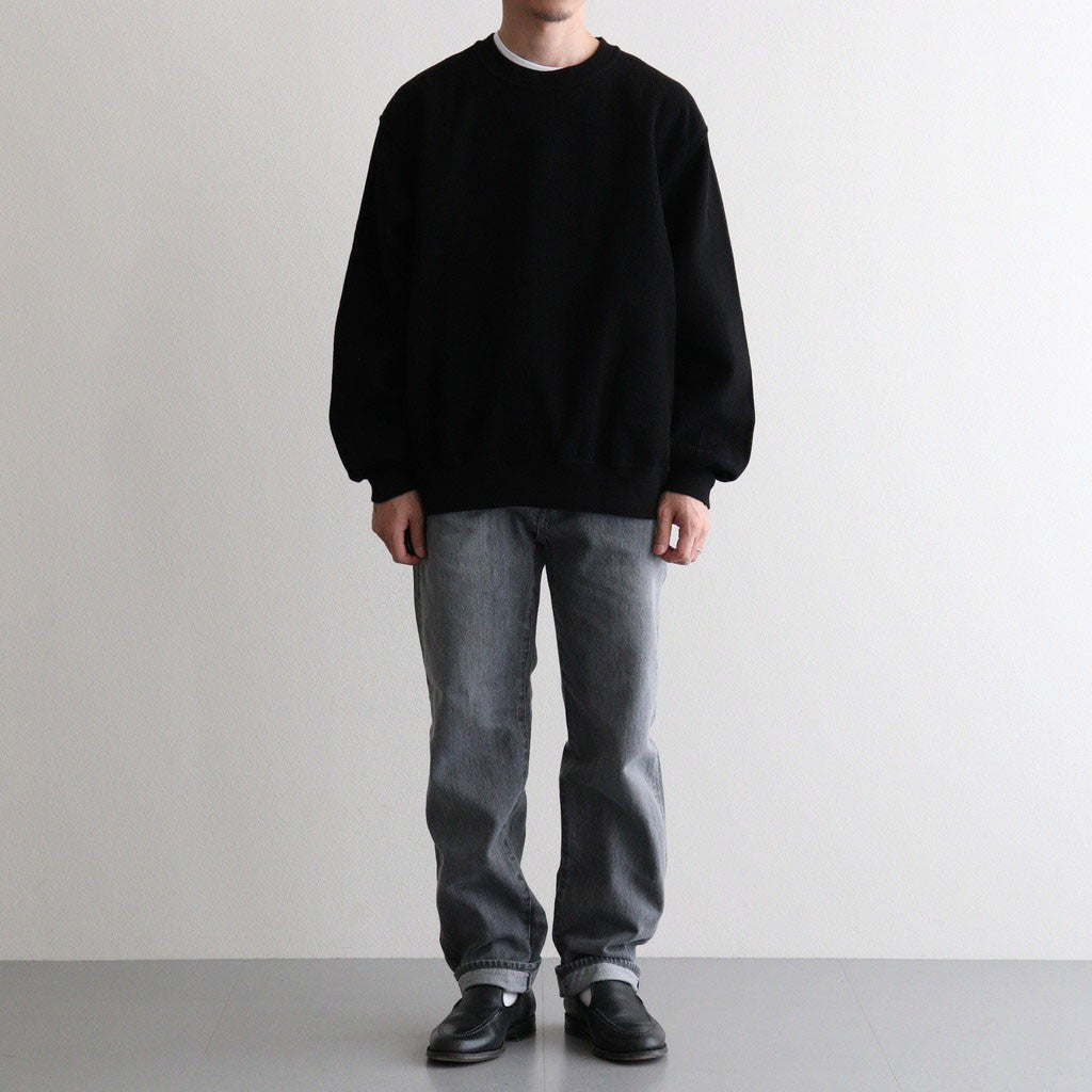 Selvage Denim Straight Pants #Vintage Black [S26FC076]