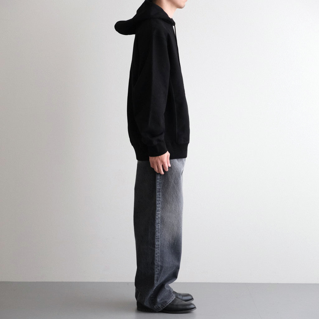 Soft&Hard Sweat Hoodie P/O #Black [bROOTS24F22F25]