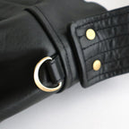 NEW NEWSPAPER BAG M #BLACK [BG-41-C-COW-5]