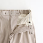 WIDE STRAIGHT TROUSERS #LIGHT GRAY [A25C04PT03C]