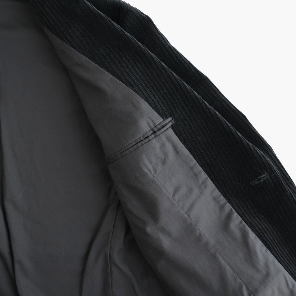 MIXED-WALE CORDUROY TAILORED JACKET #BLACK [26W-BIS-JK11]